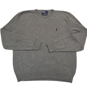 Polo by Ralph Lauren Gray Crewneck Sweater